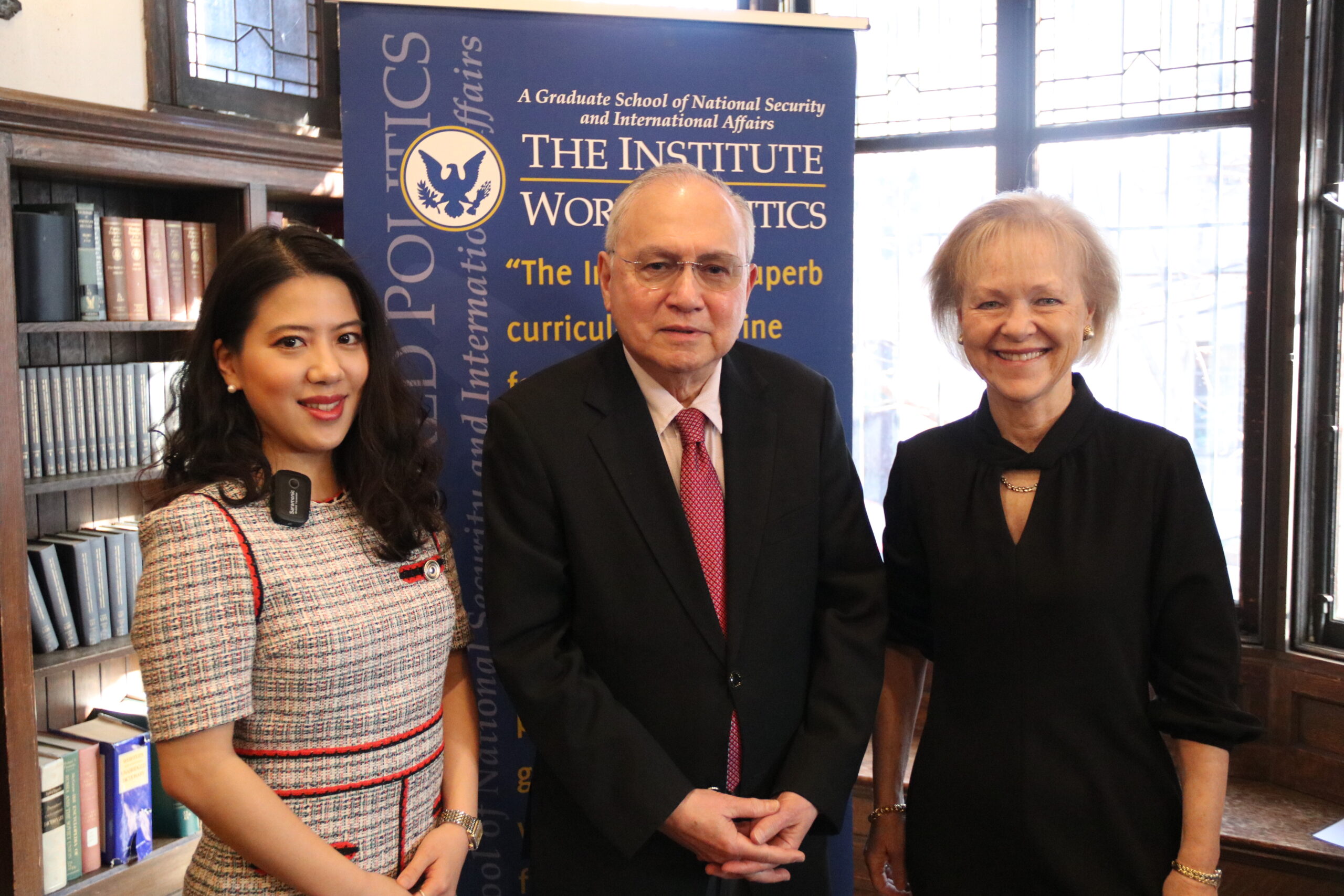 (L-R) Dr. Amada Won, Director of the China/Asia Program; Ambassador Jose Manuel Romualdez; and Ambassador Aldona Z. Woś, President of the IWP