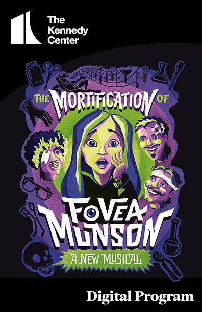 Kennedy Center poster of “The Mortification of Fovea Munson”