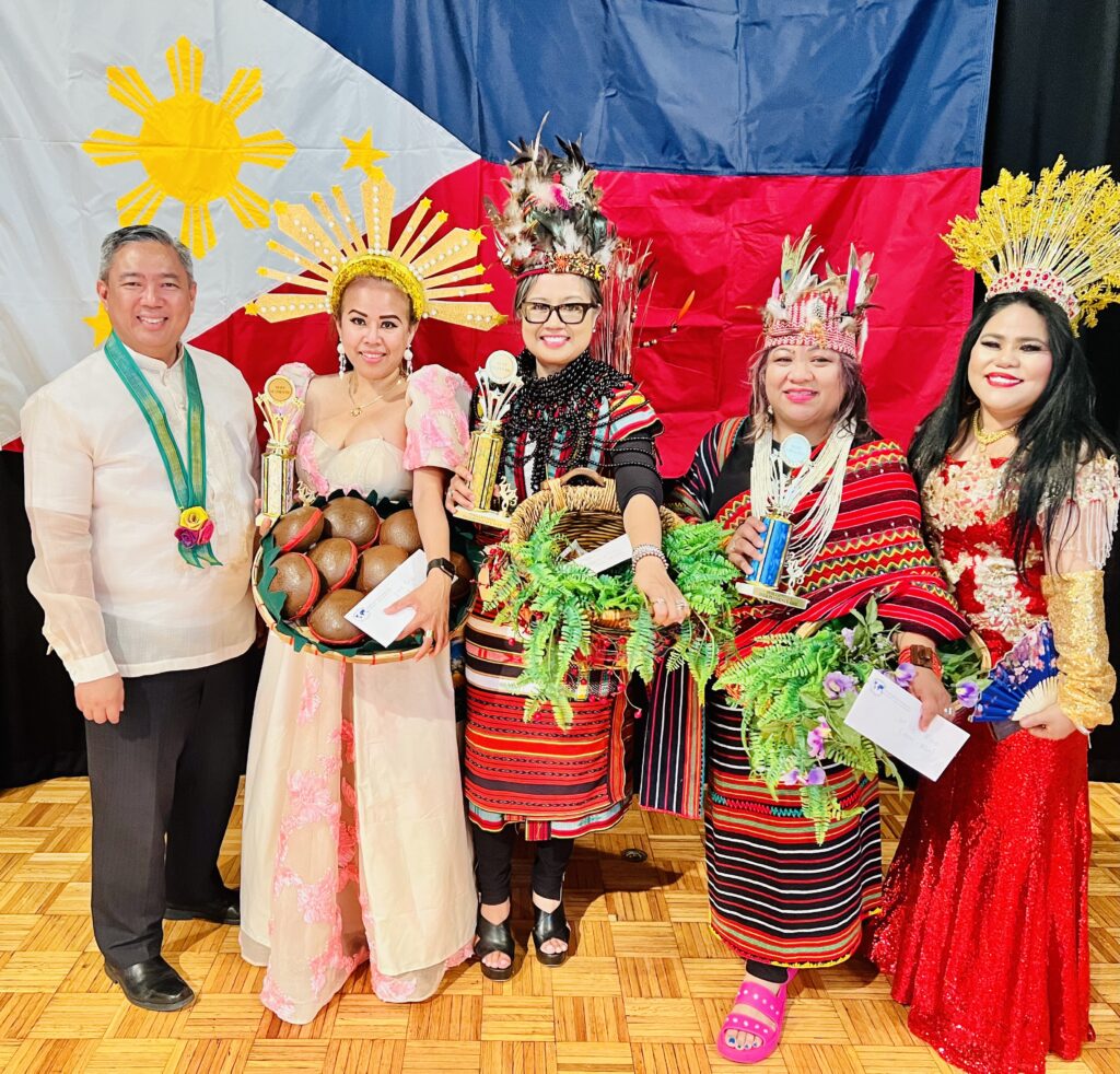 Consul General Iric Cruz Arribas (left most) poses with members of the Filipino Community in Norfolk, Virginia