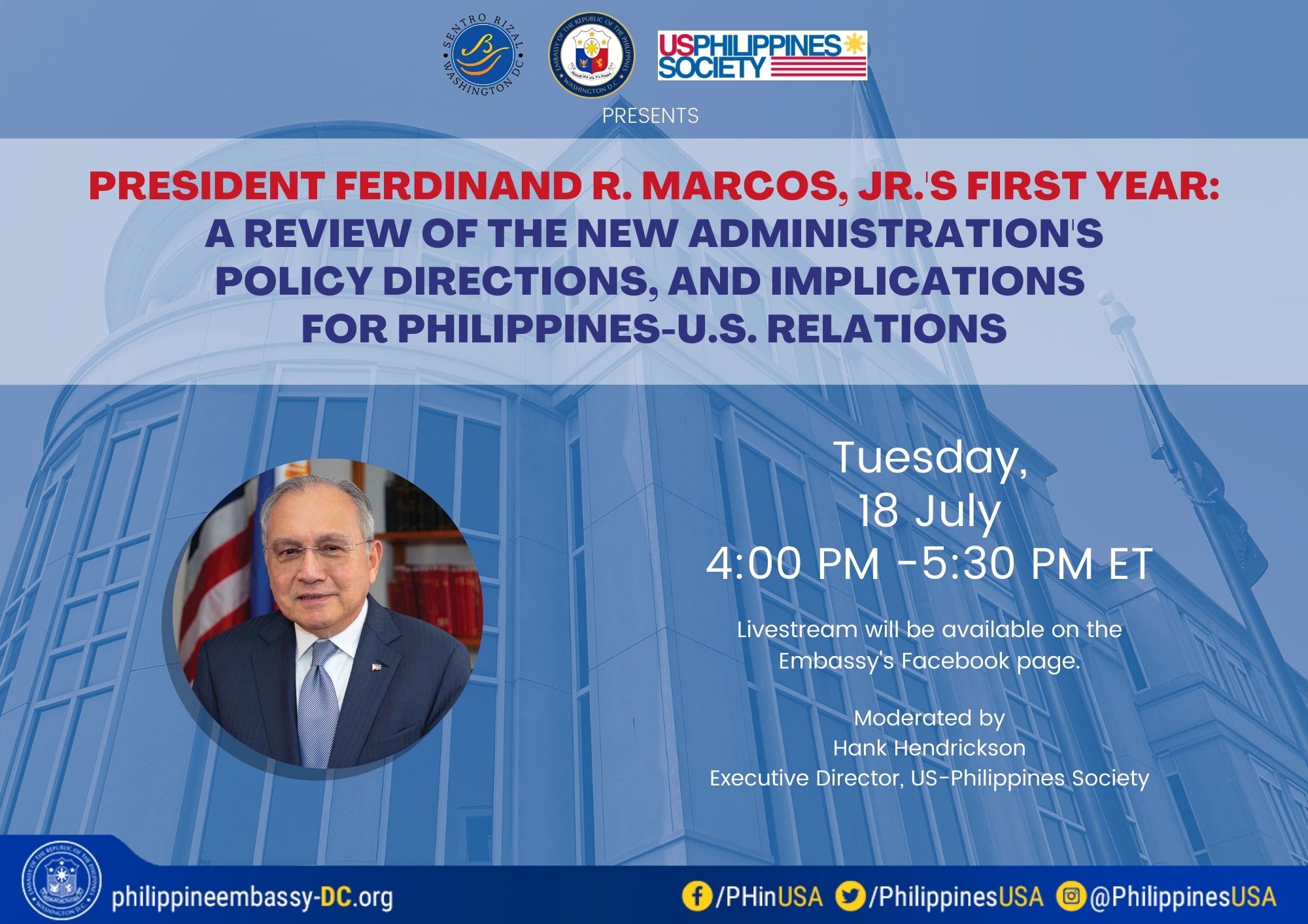 PRESIDENT FERDINAND R. MARCOS, JR.’S FIRST YEAR: A REVIEW OF THE NEW ADMINISTRATION’S POLICY DIRECTIONS, AND IMPLICATIONS FOR PHILIPPINES-U.S. RELATIONS