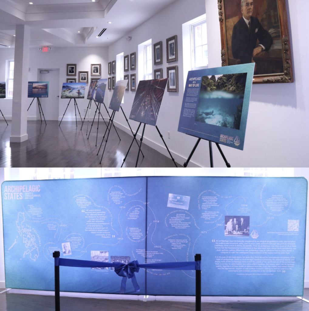 This exhibit showcases the Philippines’ unique identity as an archipelago, as well as its maritime heritage, and its longstanding commitment to international law and the rule of law in the maritime domain as an archipelagic state under UNCLOS.