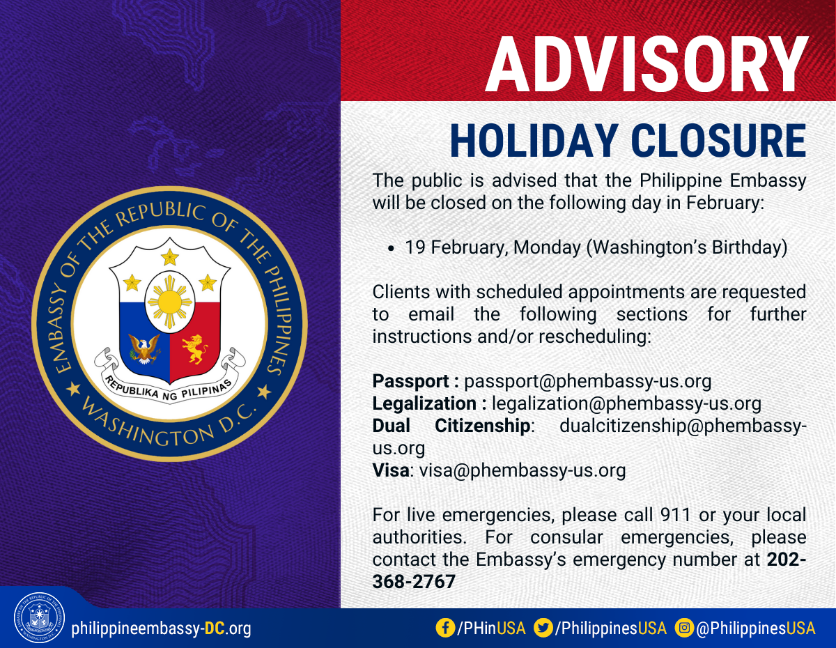 Read more about the article Holiday Closures – February 2024