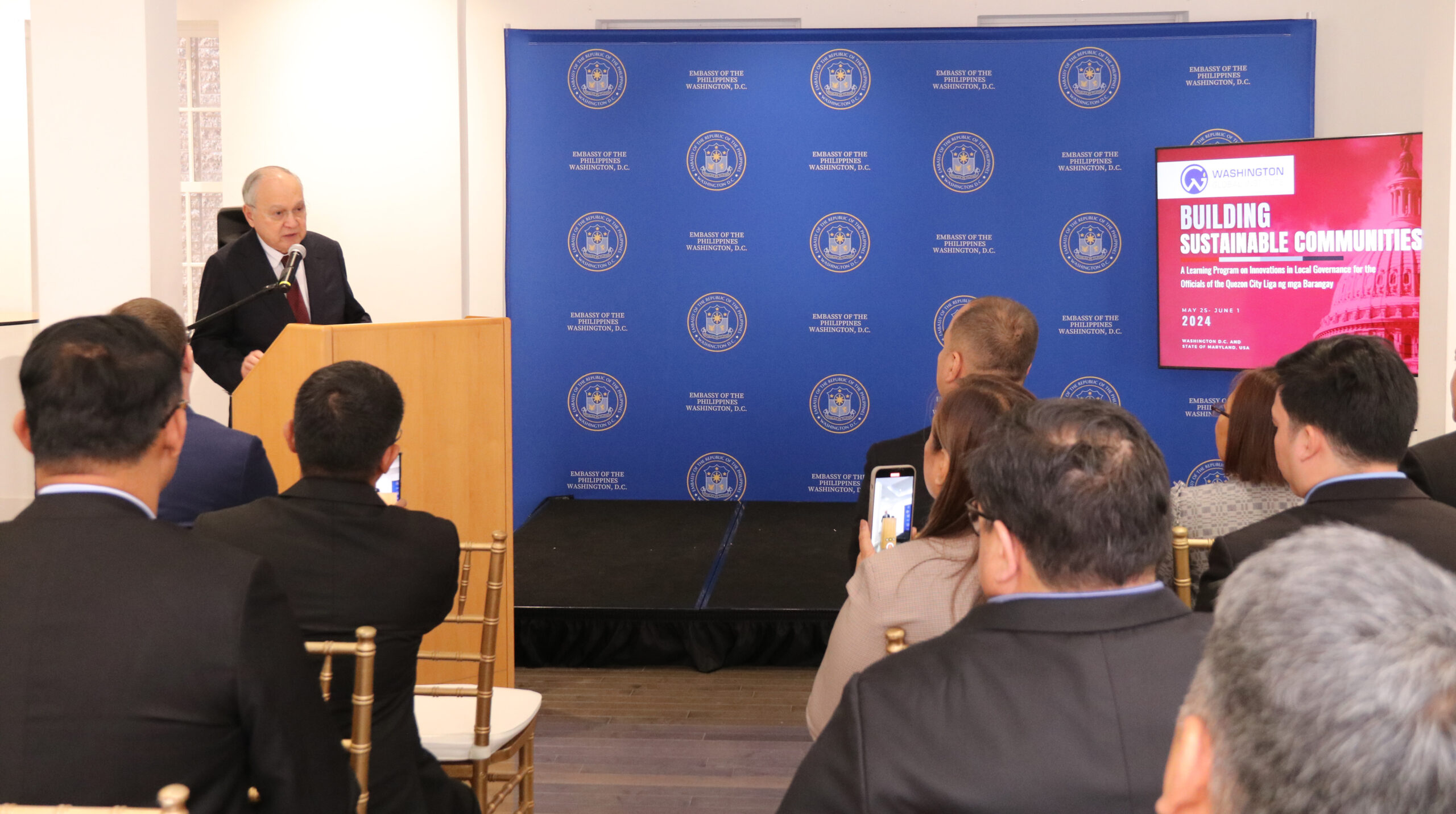 PH EMBASSY APPLAUDS QUEZON CITY BARANGAY CAPTAINS FOR ADVANCING