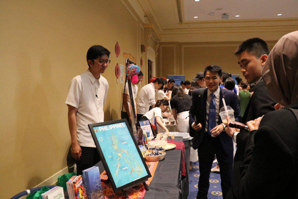 CAPASA members examine the map of the Philippines and plan their next travel destination.