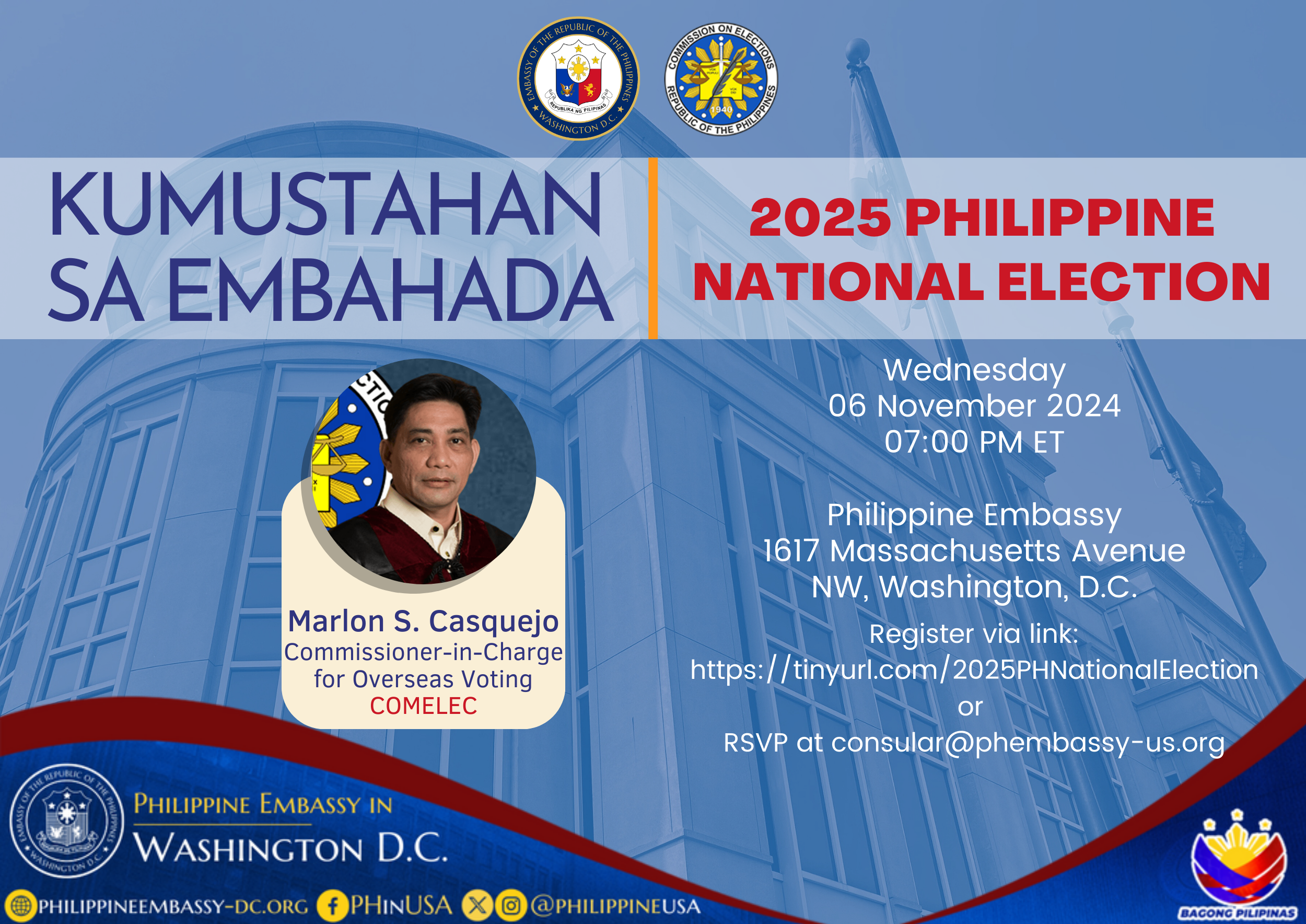 Read more about the article KUMUSTAHAN SA EMBAHADA: 2025 PHILIPPINE NATIONAL ELECTION