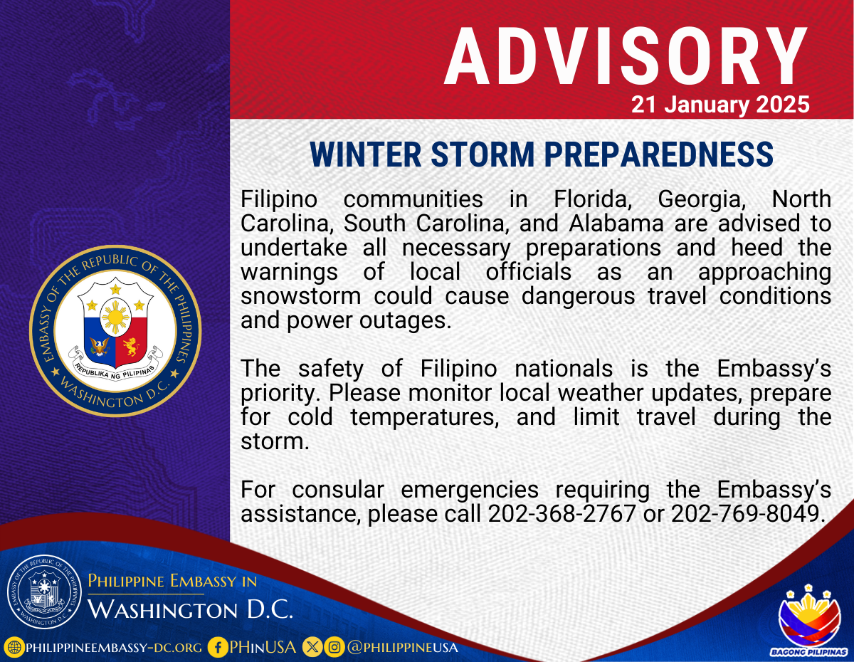 Read more about the article WINTER STORM PREPAREDNESS