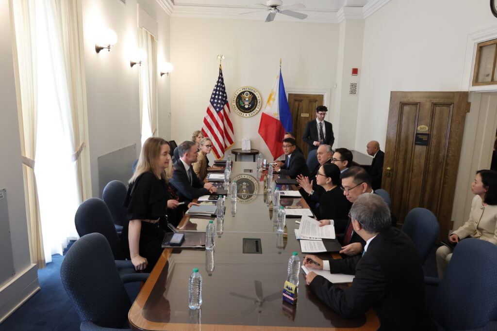Philippine and US trade and economic officials discuss PH-US trade and investment relations during the meeting.