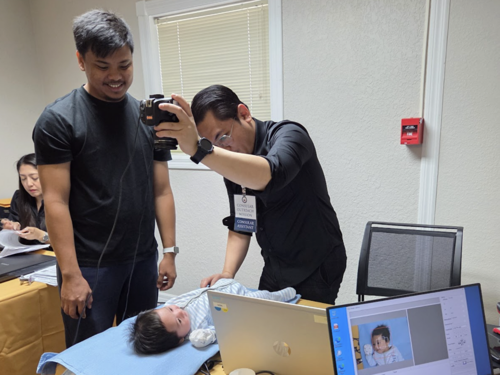 A behind-the-scenes look at how our team captures passport photos of our littlest kababayans.