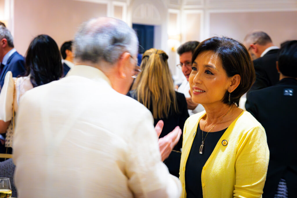 Ambassador Romualdez with U.S. Representative Young Kim of California at the reception.