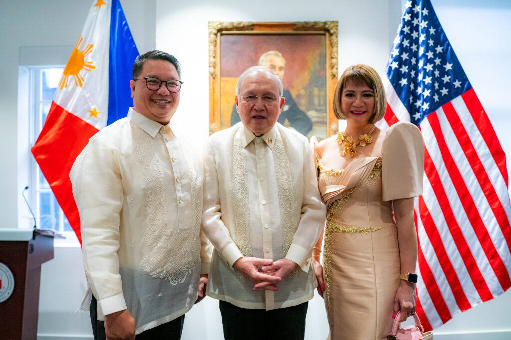 Ambassador Romualdez with Filipino community leaders from Florida. In his speech, the Ambassador thanked community partners in consular outreach missions for helping the Embassy bring essential government services closer to overseas Filipinos.