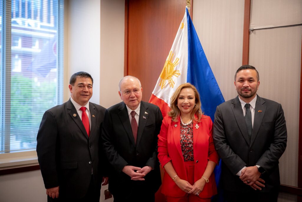 Labor Attaché De Vries and Welfare Officer Codilla, along with FilCom leaders Ms. Florenda Ruffel Smith and Dr. Christine Sotero-Harry, met with BVI Governor Daniel Pruce and discussed workplace issues and pending complaints of Filipino migrants in the territory.