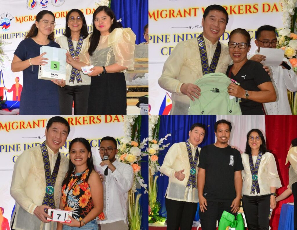 Sixty-three OFW winners took home various raffle prizes provided by the MWO-OWWA during the event.