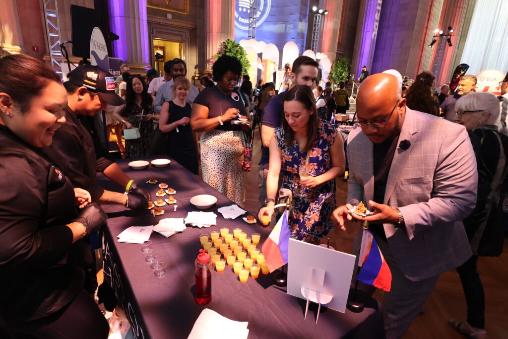 Foodies flock to the Philippine station, eager to be transported to the islands through the rich, vibrant flavors of authentic Filipino cuisine.