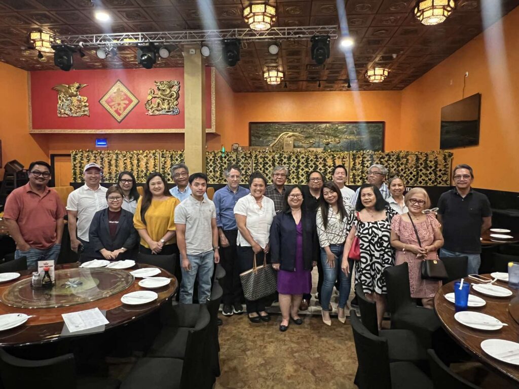 The Philippine Embassy team, led by Consul General Donna Rodriguez (fourth from right, first row), together with leaders of various Fil-Am organizations in Memphis and surrounding areas.
