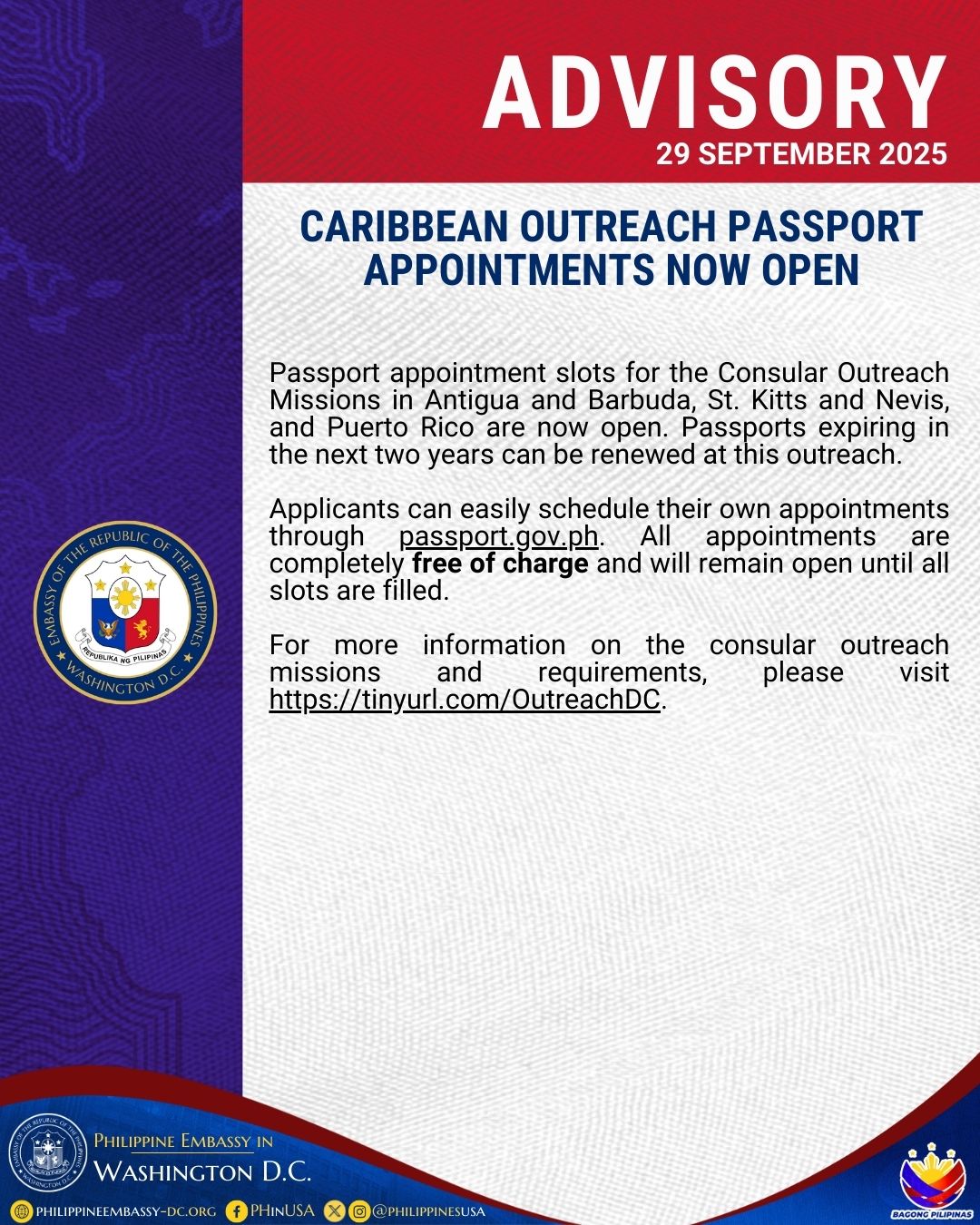 Read more about the article CARIBBEAN OUTREACH PASSPORT APPOINTMENTS NOW OPEN