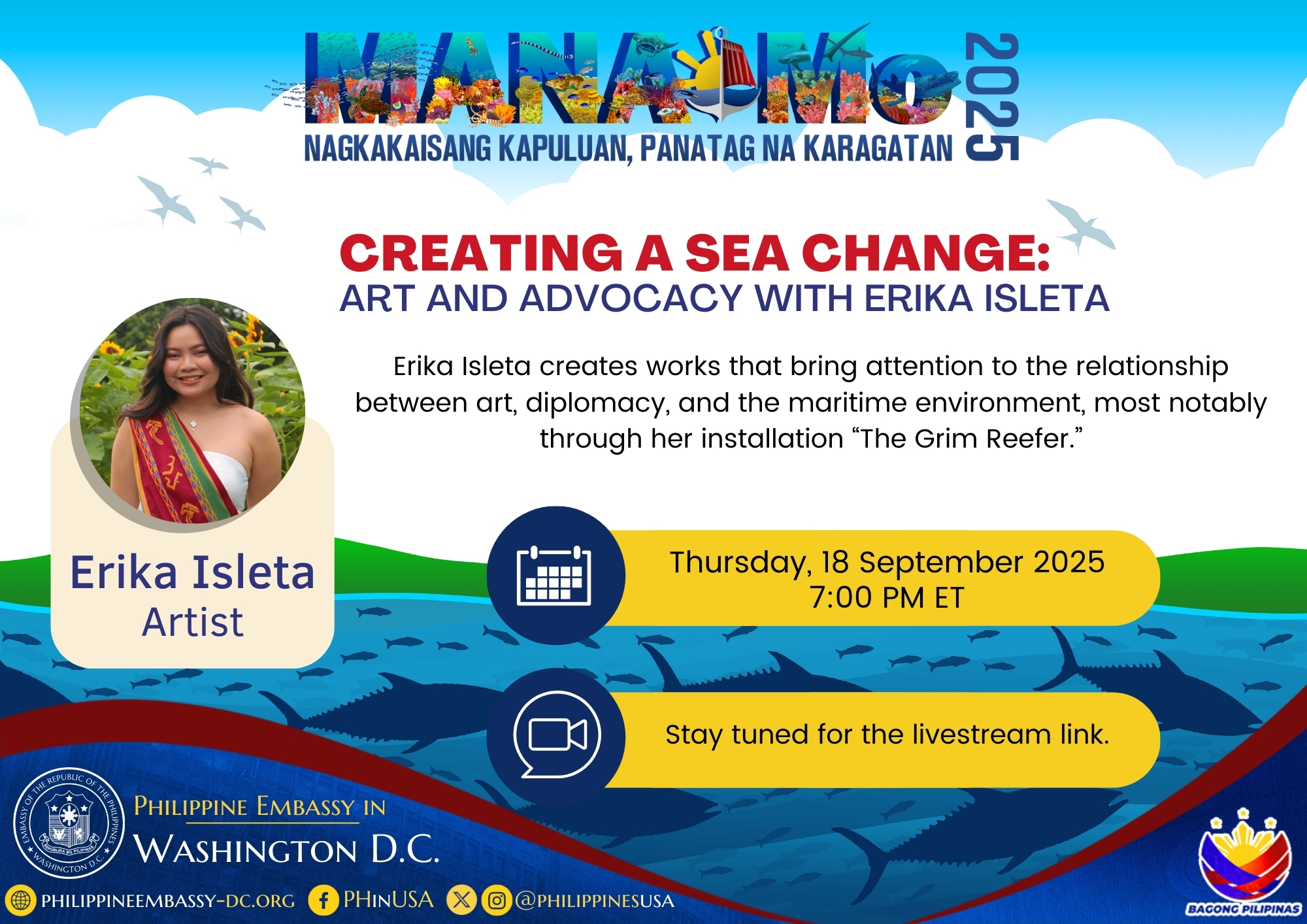 Read more about the article CREATING A SEA CHANGE: ART AND ADVOCACY WITH ERIKA ISLETA