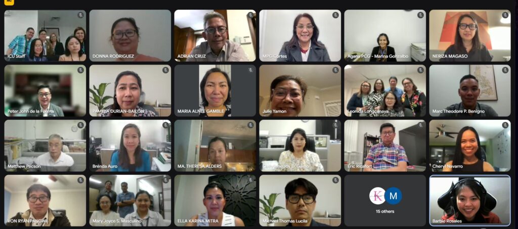 PSA representatives and consular officials during the virtual meeting on civil registry matters held on 09 September 2025.