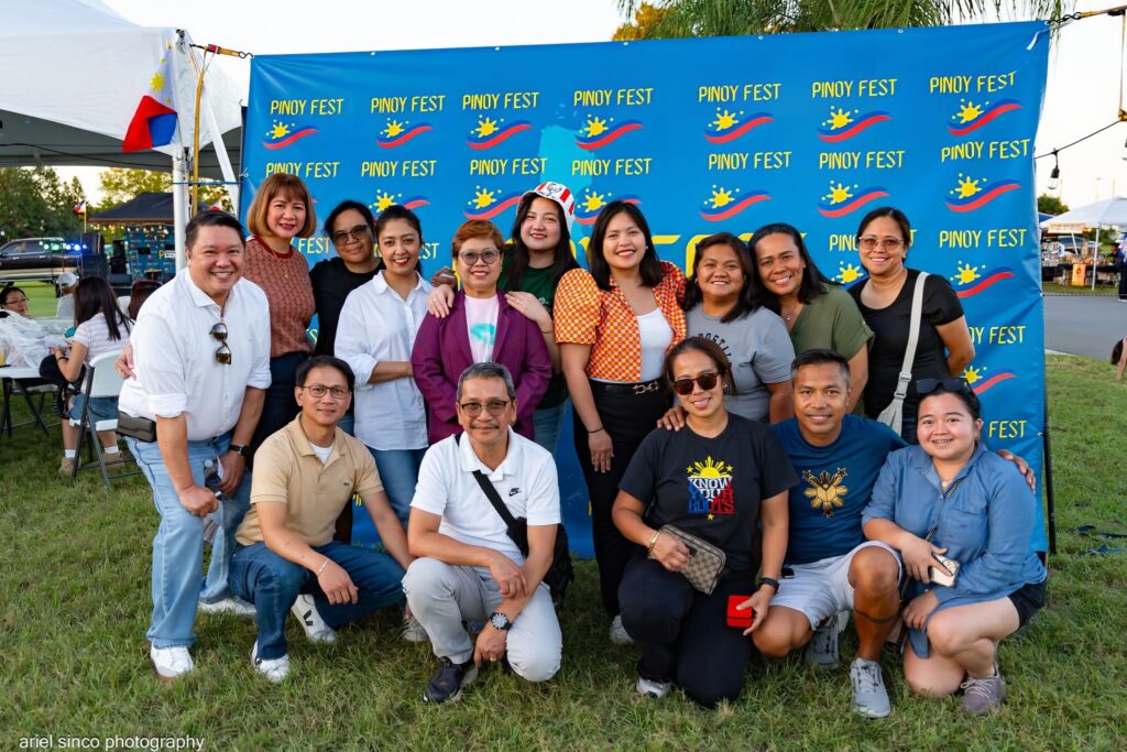 The Embassy’s consular outreach team with the organizer of Pinoy Oktoberfest, a festival organized by the Filipino community in Orlando to celebrate Filipino American History Month. (Photo courtesy of Ariel Sinco Photography)