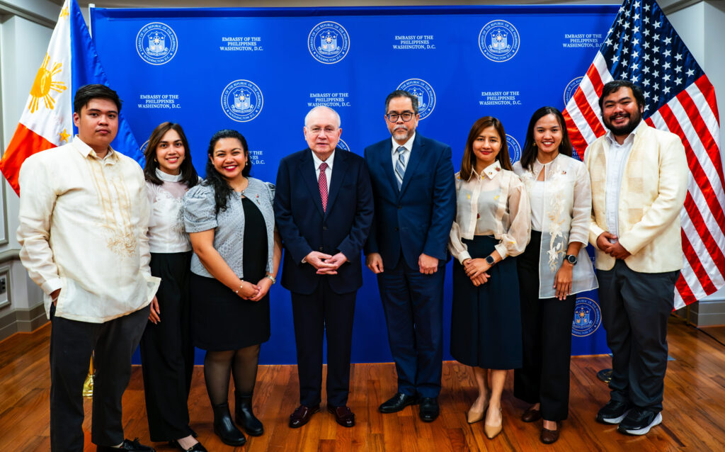 Amb. Romualdez and DCM Ascalon with YSEALI Professional Fellows for Innovation, Entrepreneurship, and Economic Empowerment.
