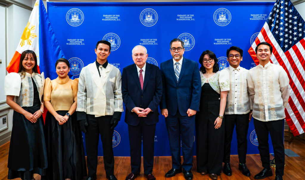 Amb. Romualdez and DCM Ascalon with YSEALI Professional Fellows for Civic Engagement.