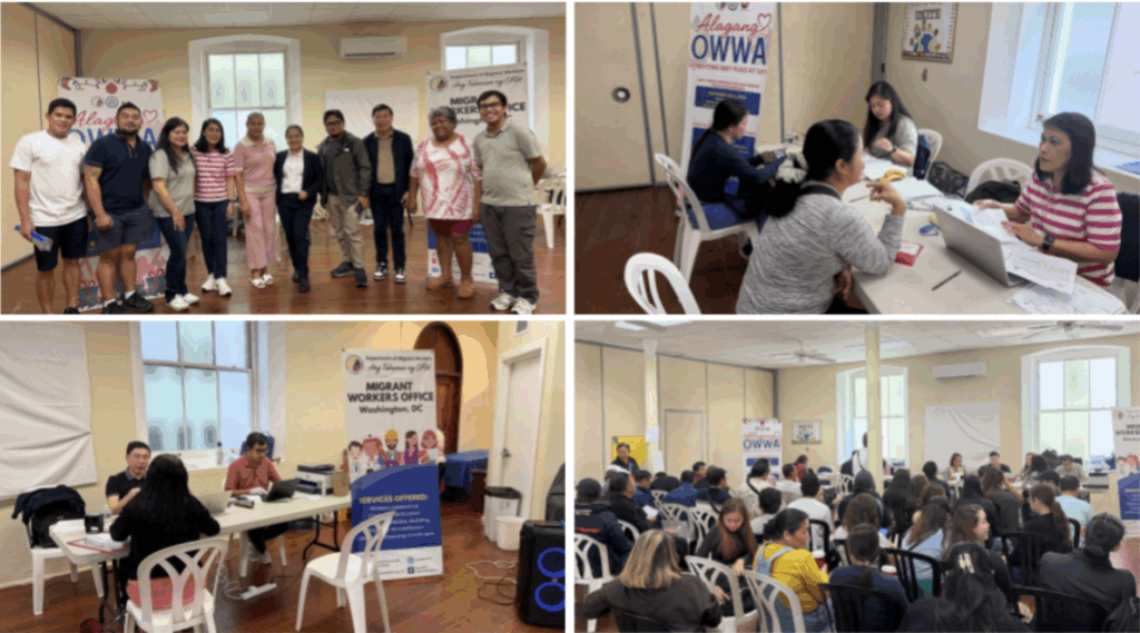 The MWO-OWWA Information and Service Caravan in Bermuda served 402 OFWs from 5&ndash;6 December 2025, providing contract verification, OWWA membership enrollment and renewal, and labor and welfare consultation services.
