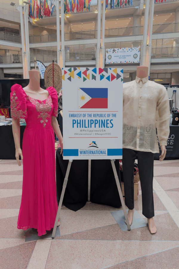 The Embassy brought the vibrant colors and festive spirit of the Philippines to Washington, D.C., with a display of handcrafted bags, capiz ornaments, mother-of-pearl accents, and rich textiles that reflect our heritage and ingenuity. Each piece offered guests a glimpse of the natural beauty and world-class experiences that await them in the Philippines.