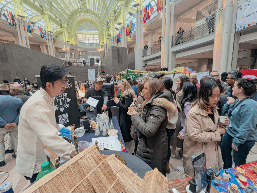 The Philippine Embassy served the ultimate pick-me-up at the 12th Winternational Embassy Showcase on 09 December 2025! Held at the Ronald Reagan Building in Washington, D.C., the event drew thousands of guests from the diplomatic and local communities. As part of the Embassy’s initiative to showcase Filipino coffee, Teofilo joined as a partner vendor, delighting attendees with samples of our world class Barako coffee.