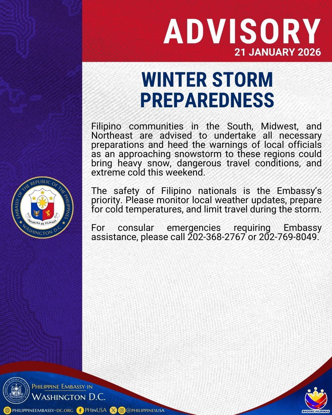 Read more about the article WINTER STORM PREPAREDNESS