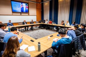 Ambassador Romualdez talks Philippines-U.S. relations and regional issues with the Southeast Asia Policy Seminar class of Prof. Henrietta Levin, Adjunct Professor at Johns Hopkins SAIS.