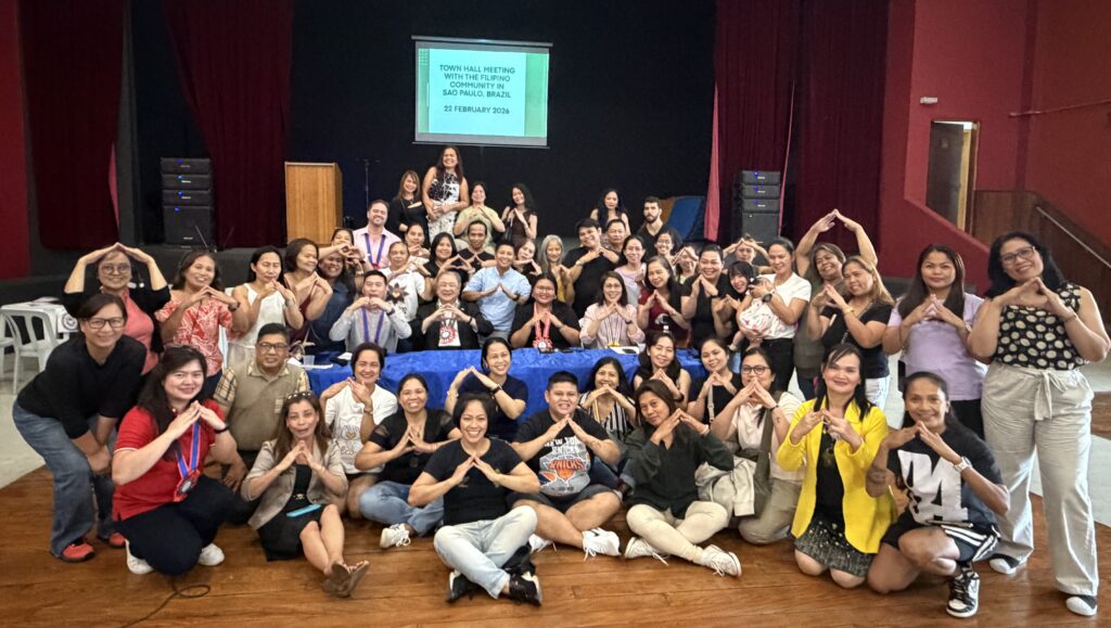 Around forty five (45) members of the Filipino community in São Paulo attended the Town Hall Meeting on 22 February 2026.