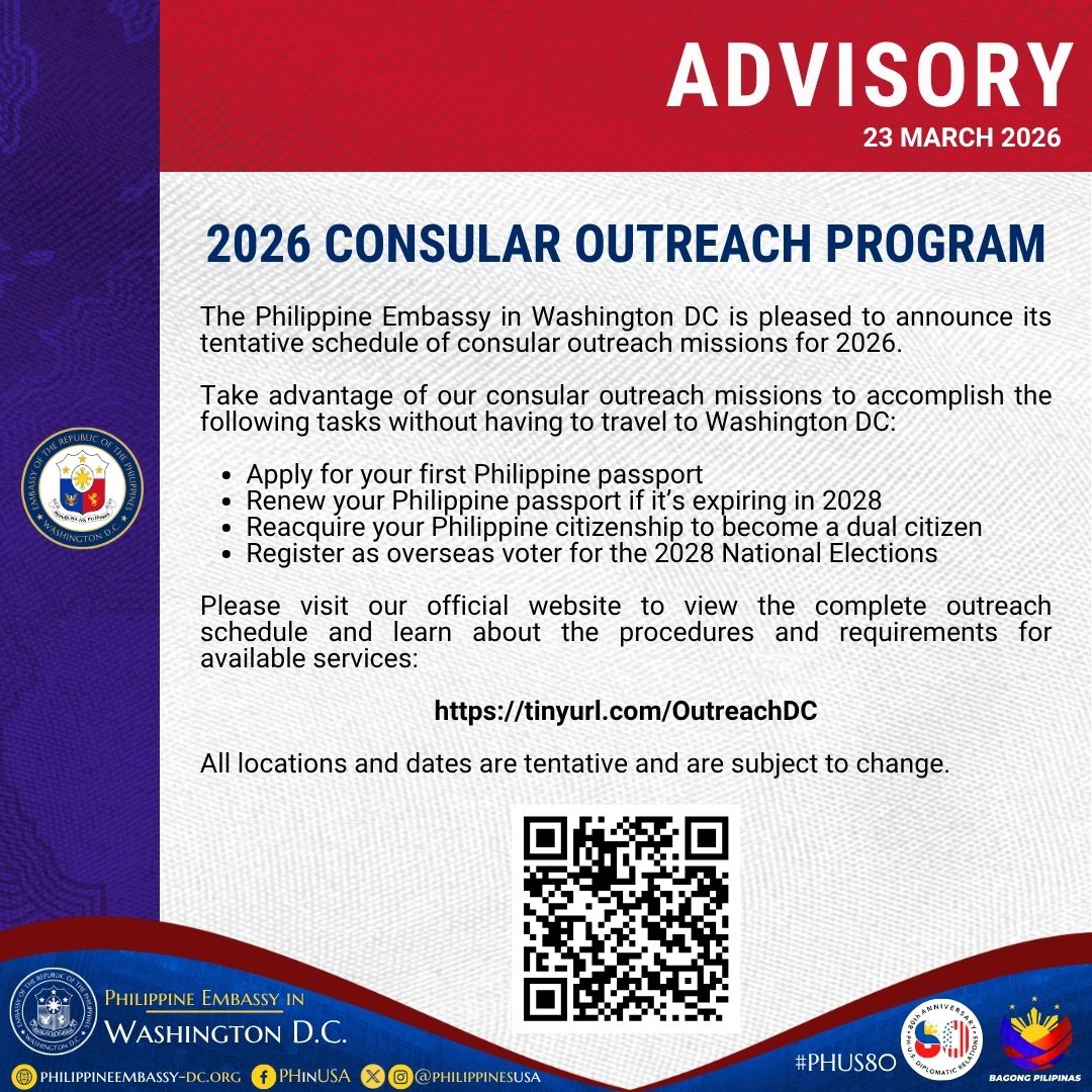 Read more about the article 2026 CONSULAR OUTREACH PROGRAM