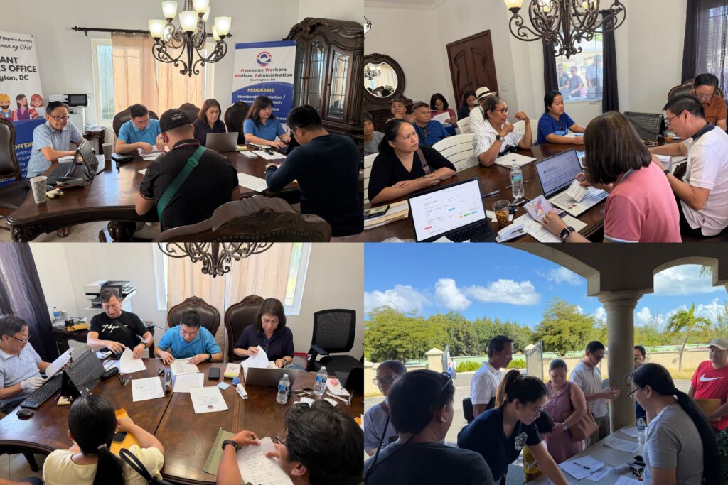 The MWO-OWWA team conducted an outreach mission in the Turks and Caicos Islands from March 14 to 15, 2026, providing services to more than 280 OFWs in the territory.