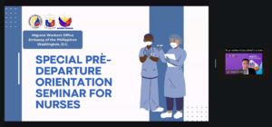 The first session of the 2026 SPDOS for US-bound nurses, held on 17 March 17 2026 was attended by 418 nurses, is part of the MWO’s 2026 workers education program to prepare Filipino migrant workers for successful careers and seamless integration into the U.S. workforce.