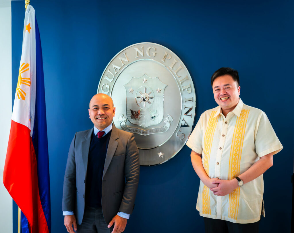 On 08 April 2026, Consul General Velasco met with Philippine-American Educational Foundation (PAEF) Executive Director July Amador to discuss and reaffirm shared commitments to educational exchange and strengthening people-to-people ties in line with the 80th Anniversary of diplomatic relations between the Philippines and United States of America.
