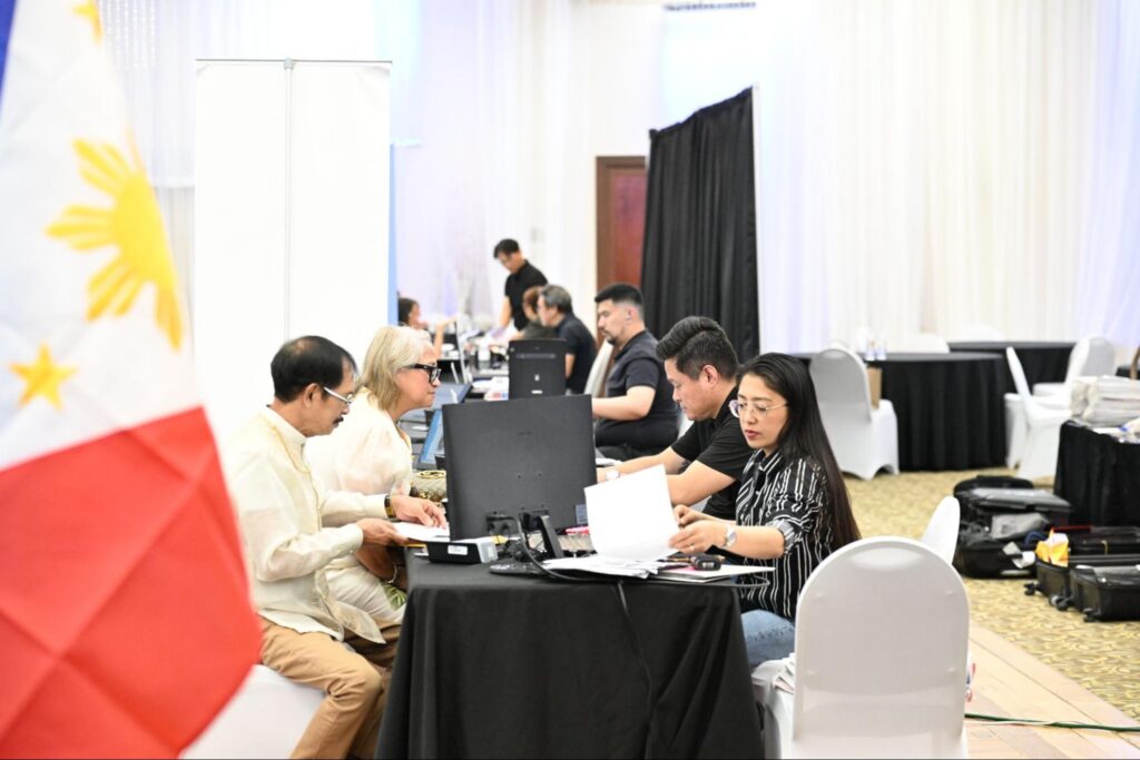 Philippine Embassy personnel delivering consular services during the 30th annual PhilFest in Tampa, Florida on April 10-12, 2026 (photo credit: Jojo Flores).