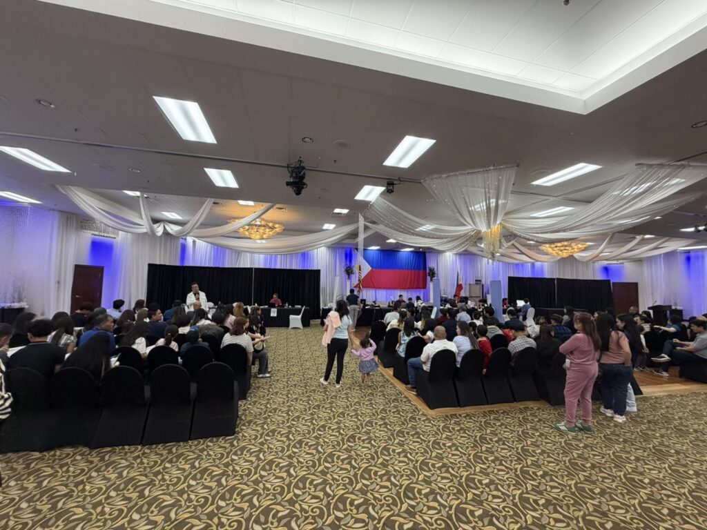 The Philippine Embassy provided various consular services to hundreds of Filipinos in Tampa, Florida on April 10-12, 2026.