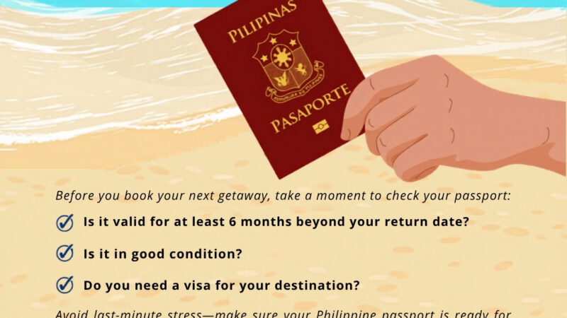 KABAYAN, IS YOUR PASSPORT READY FOR SUMMER TRAVEL?