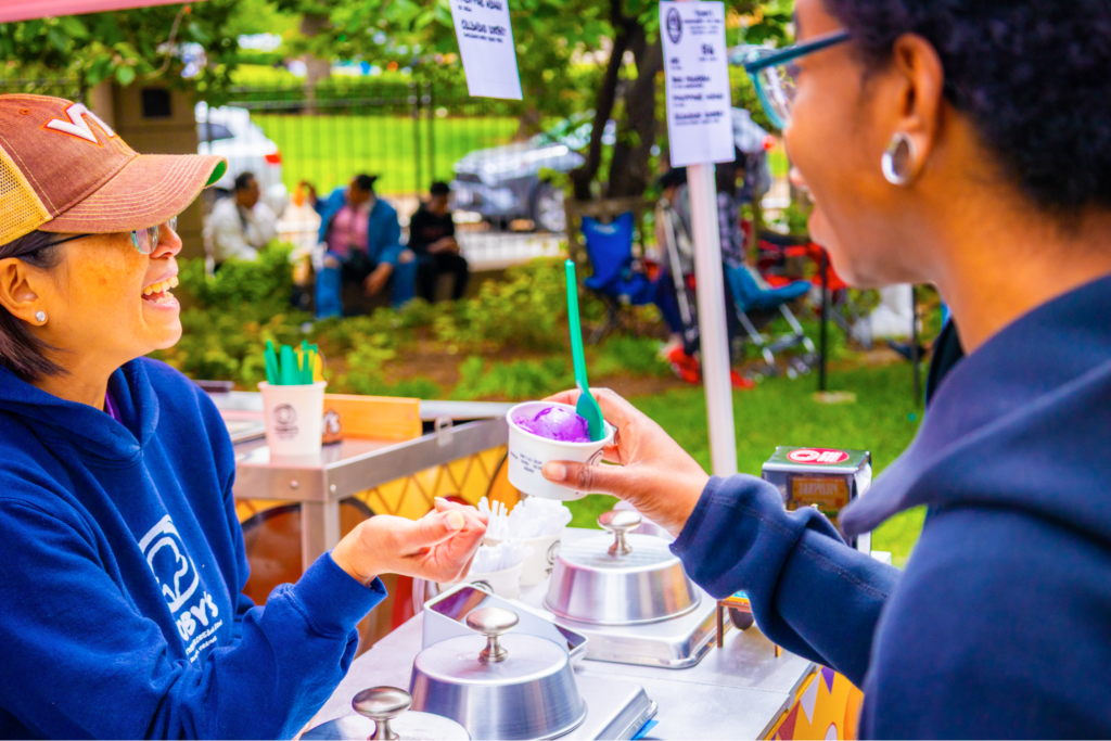 Guests indulged in Filipino flavors from Toby&rsquo;s Ice Cream, Cocoi&rsquo;s Sweets and Pastries, CHPTR Eats, and StrEat Foods by Sangkutsarang Sarap, bringing a true taste of the Philippines to every bite.