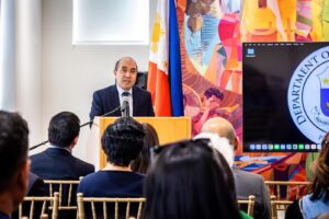 Deputy Chief of Mission Felipe F. Cariño III recognized the right of every Filipino to dignified labor and the vital role of Filipino American healthcare professionals who contribute to and uplift the lives of many Filipinos in the Philippines through their passion and medical profession.