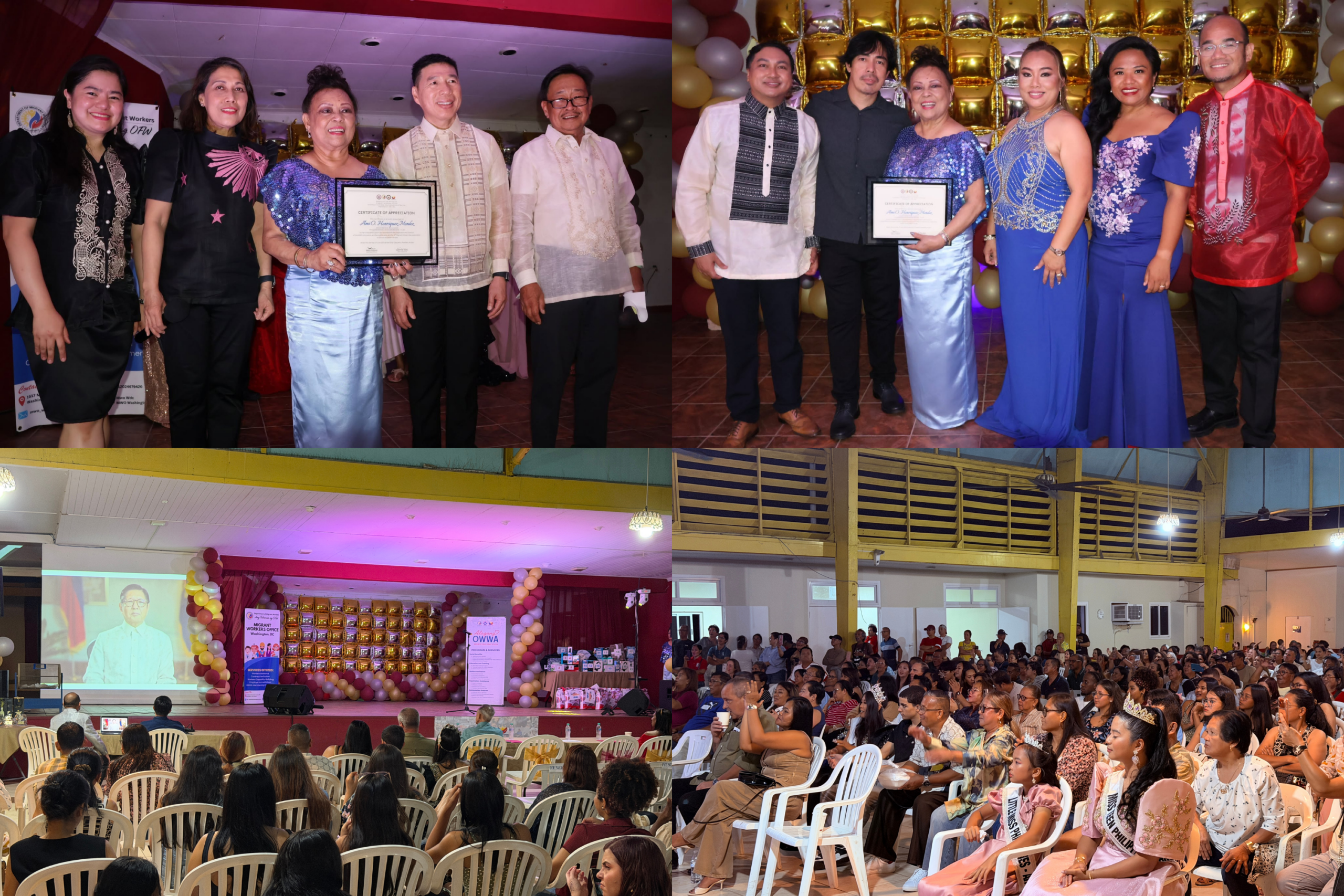 Attended by 247 OFWs, the MWO-OWWA Washington DC, together with the Philippine Honorary Consulate General in Aruba, celebrated the 31st Migrant Workers Day in Club Caiquetio, Paradera, Aruba on 14 June 2026.