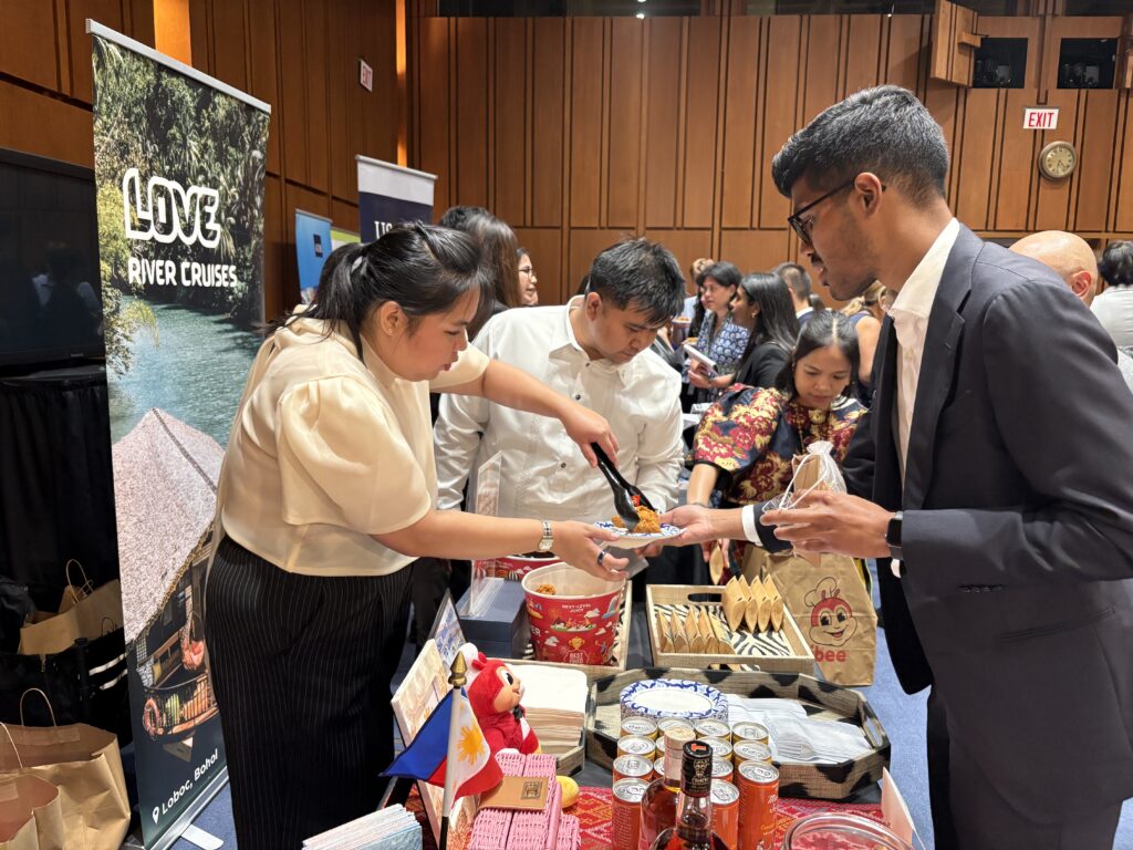 The Philippine Embassy serves up Jollibee Chickenjoy during the Embassy Night of CAPASA and CSAASA
