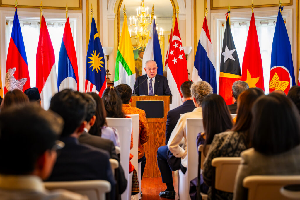 As the Philippines holds the ASEAN Chairmanship this year, Philippine Ambassador Jose Manuel G. Romualdez delivered remarks highlighting the Philippines&rsquo; priorities and commitment to strengthening ASEAN unity, cooperation, and partnership with the United States.