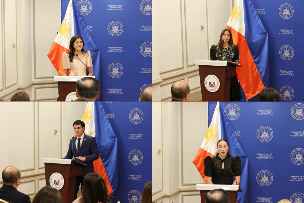 (Clockwise from top left) 2026 IMPACT! fellows Margaret Jane Piatos, Jasmine Lianalyn Rocha, Reece Roach, and Spencer Smith share their experiences, insights, and learnings from the program.