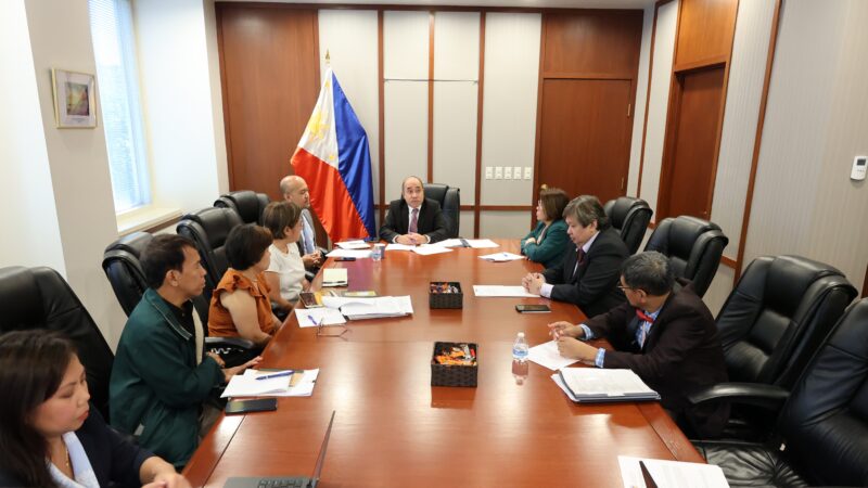Philippine Embassy officials and the COA team led by Director Mathew Rey Magno, Mr. Rauf Noor, Mr. Andy Jayson Nahine with COA Assistant Commissioner Sofia Gemora held a discussion to discuss the audit results during the exit conference.