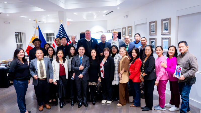 In celebration of Filipino American History Month, the Philippine Embassy in Washington, D.C., and the Migrant Workers Office (MWO) Washington, D.C., supported a private screening of the documentary film UNSURRENDERED 3: THE KOGA PAPERS AND CEBU GUERRILLAS, a historical documentary produced by Miguel &ldquo;Lucky&rdquo; Guillermo and Spyron AV Manila Productions. The film highlights the courage and resilience of Cebuano guerrillas during World War II and the discovery of the Koga Papers, a collection of top-secret Imperial Japanese Navy documents obtained by Filipino guerrillas that played a significant role in the Pacific War. The screening brought together members of the United Federations of Fil-Am Educators (UNIFFIED) and the Association of International Dynamic Educators (AIDE), Inc., to commemorate the bravery and sacrifices of Filipino resistance fighters and honor their contributions to history.