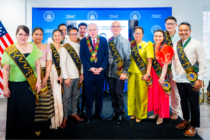 American Academy of Nursing 2026 Fellows with Ambassador Jose Manuel G. Romualdez.