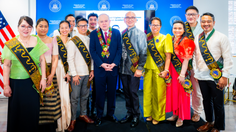 American Academy of Nursing 2026 Fellows with Ambassador Jose Manuel G. Romualdez.